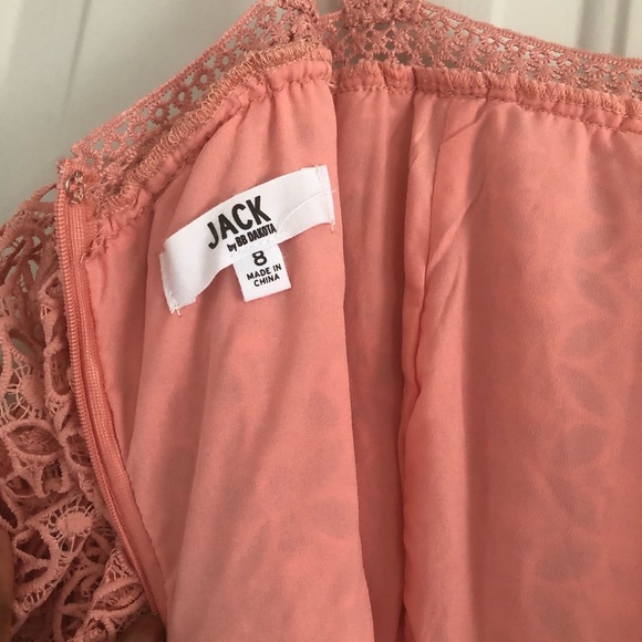 Pink BB Dakota Aitana Lace Off The Shoulder Dress - Picture 7 of 9